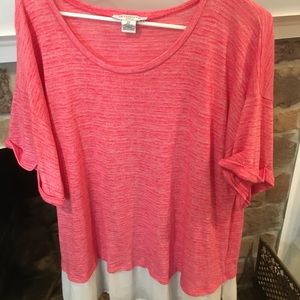 NWOT Liz Claiborne Loose Blouse with Sheer Detail